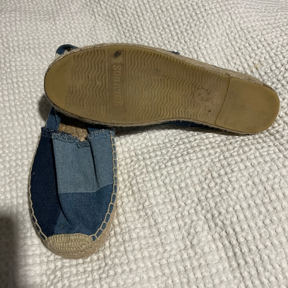 Soludos Patchwork Denim Espadrilles - image 3